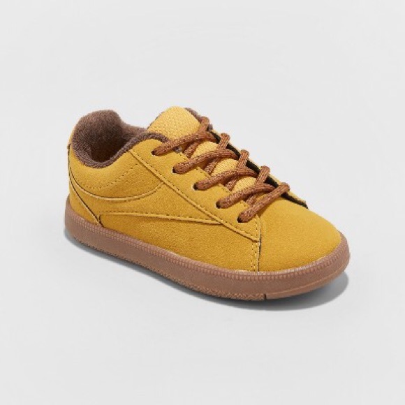Cat & Jack Other - Cat & Jack Boys Mustard Brown Casual Sneaker NEW